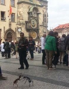 Prospektoři šli okouknout orloj na Staromáku. Orloj rebelů bude trochu jiné kafe :)